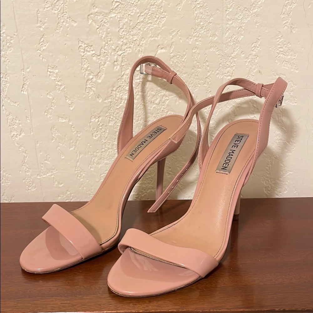 Steve Madden Pink Heels with Slim High Heel and Minimalist Design